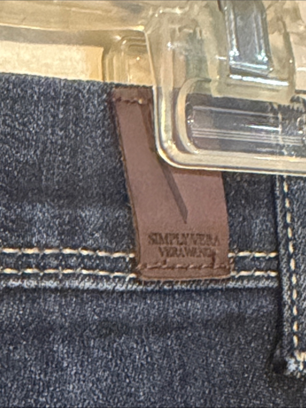 Simply Vera/ Dark Blue Women's High-Rise Skinny Jeans…268A - Picture 9 of 16
